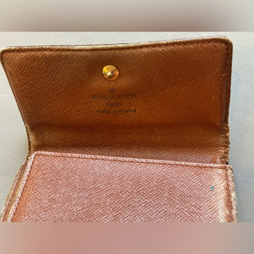 👛 Louis Vuitton Brown Monogram Elise Compact Wallet - Picture 9 of 15